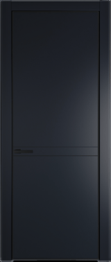 Межкомнатная дверь Profil Doors 11 PA Черный матовый Нэви Блу (RAL 7016)