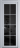 Межкомнатная дверь Profil Doors 1.1.2 (p.8) Черное тонированное Лайт Грей (RAL 870-01)