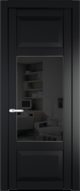 Межкомнатная дверь Profil Doors 1.3.3 PD Черное тонированное Блэк