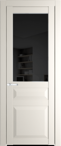 Межкомнатная дверь Profil Doors 1.5.3 PD Черное тонированное Перламутр белый