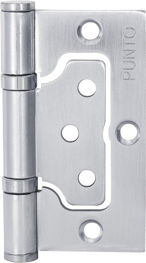 Петля Punto (Пунто) универсальная без врезки IN3200W SC (200-2B 75x2,5) мат. хром