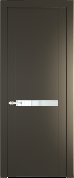 Межкомнатная дверь Profil Doors 1.4 P Lacobel Белый лак Перламутр бронза