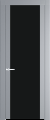 Межкомнатная дверь Profil Doors 1.7 P Монохром черный Смоки (RAL 870-02)