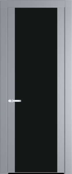 Межкомнатная дверь Profil Doors 1.7 P Монохром черный Смоки (RAL 870-02)