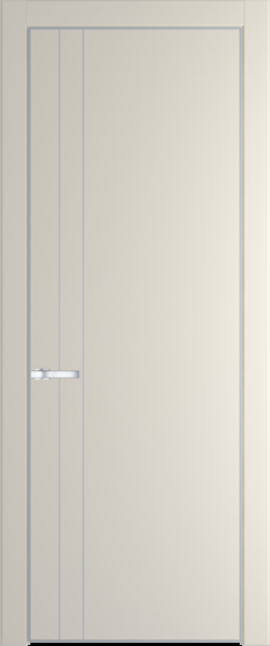 Межкомнатная дверь Profil Doors 12 PE Кремовая Магнолия (RAL 120-04) Серебро
