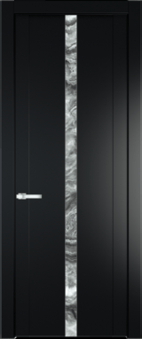 Межкомнатная дверь Profil Doors 1.8 P Атриум серебро Блэк