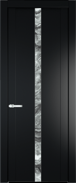 Межкомнатная дверь Profil Doors 1.8 P Атриум серебро Блэк