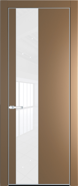 Межкомнатная дверь Profil Doors Orange 19 PE.O Лак классик Сэнд Серебро
