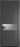 Межкомнатная дверь Profil Doors 17 PA Черный матовый RAL9005 Lacobel Серебряный лак Графит (Pantone 425С)