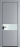 Межкомнатная дверь Profil Doors 17 PA Черный матовый RAL9005 Lacobel Белый лак Смоки (RAL 870-02)
