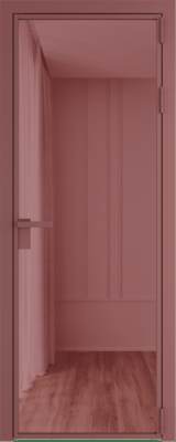 Алюминиевая дверь Profil Doors 1 AG Красный антрацит Розовое шпион