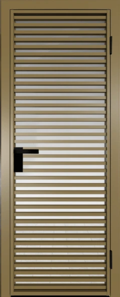Алюминиевая дверь Profil Doors 12 AG Золото Прозрачное
