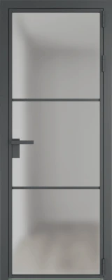 Алюминиевая дверь Profil Doors 13 AG Серая ночь Матовое
