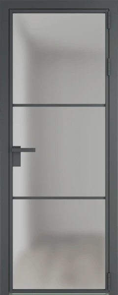 Алюминиевая дверь Profil Doors 13 AG Серая ночь Матовое
