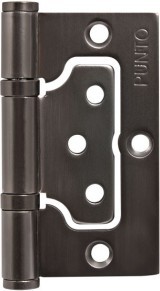 Петля Punto (Пунто) универсальная без врезки IN3200W GR (200-2B 75x2,5) графит