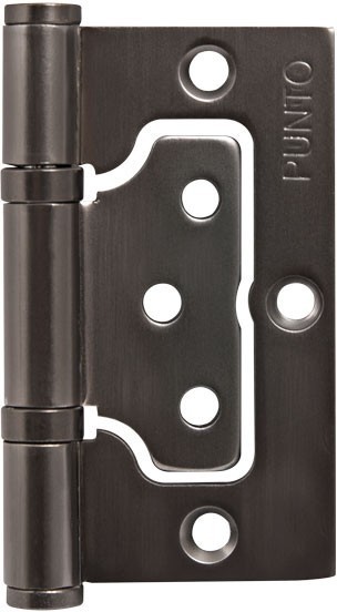 Петля Punto (Пунто) универсальная без врезки IN3200W GR (200-2B 75x2,5) графит