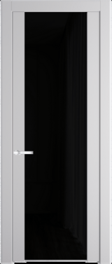 Межкомнатная дверь Profil Doors 1.13 P Черный триплекс Крем Вайт (RAL 120-02)