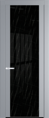 Межкомнатная дверь Profil Doors 1.7 P Неро мрамор Смоки (RAL 870-02)
