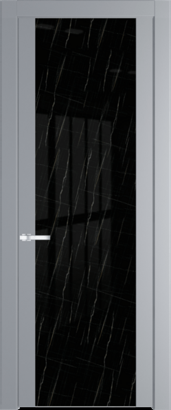 Межкомнатная дверь Profil Doors 1.7 P Неро мрамор Смоки (RAL 870-02)