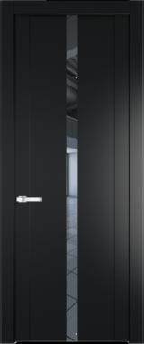 Межкомнатная дверь Profil Doors 1.8 P Зеркало Блэк
