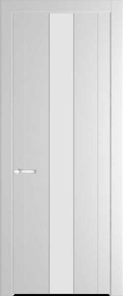 Межкомнатная дверь Profil Doors 1.9 P Монохром белый просветленный Крем Вайт (RAL 120-02)