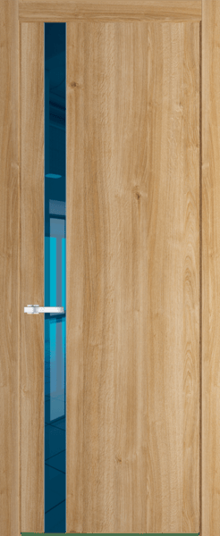 Межкомнатная дверь Profil Doors 18 NW Зеркало Blue Дуб Карамель