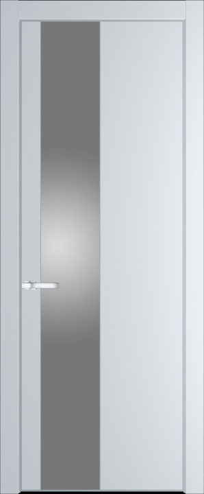 19PE Вайт (RAL 110 96 02) стекло Lacobel Серебряный лак
