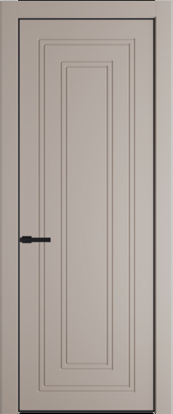 Межкомнатная дверь Profil Doors 28 PA Черный матовый Сэнд