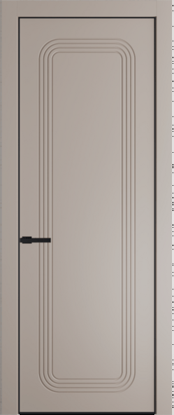 Межкомнатная дверь Profil Doors 34 PA Черный матовый Сэнд
