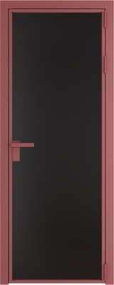 Алюминиевая дверь Profil Doors 1 AG Красный антрацит Монохром черный