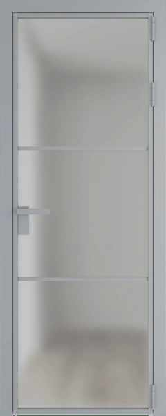 Алюминиевая дверь Profil Doors 13 AG Серебро Матовое