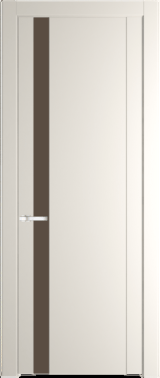 Межкомнатная дверь Profil Doors 1.2 P Монохром гляссе Перламутр белый