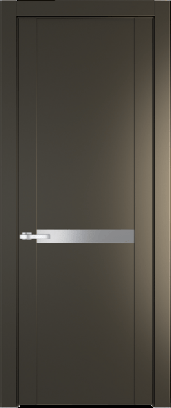 Межкомнатная дверь Profil Doors 1.4 P Lacobel Серебряный лак Перламутр бронза