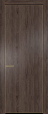 Межкомнатная дверь Profil Doors Orange 1 NE.O Дуб Тобакко Золото