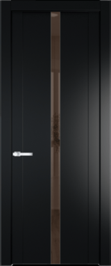 Межкомнатная дверь Profil Doors 1.8 P Зеркало бронзовое Блэк