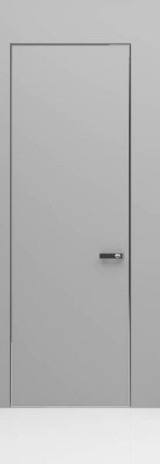 Скрытая дверь Invisible под покраску Матовая Стандартный комплект
