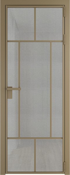 Алюминиевая дверь Profil Doors 10 AG Шампань Рэте