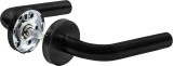 Ручка Fuaro (Фуаро) раздельная R.DSS201-0201/19 (DSS-0201/19) INOX 201 BL-24 черный
