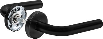 Ручка Fuaro (Фуаро) раздельная R.DSS201-0201/19 (DSS-0201/19) INOX 201 BL-24 черный