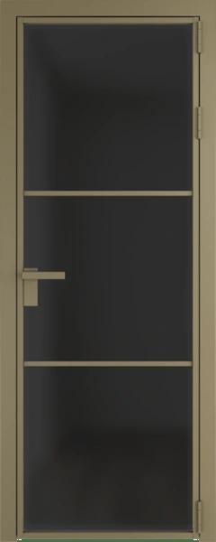 Алюминиевая дверь Profil Doors 13 AG Шампань Тонированное матовое