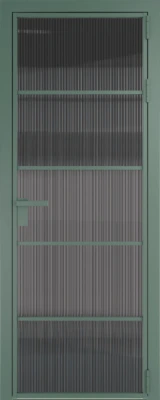 Алюминиевая дверь Profil Doors 14 AG Зеленый воск Мору тонированное