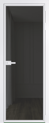 Алюминиевая дверь Profil Doors 1AX Вайт Тонированное